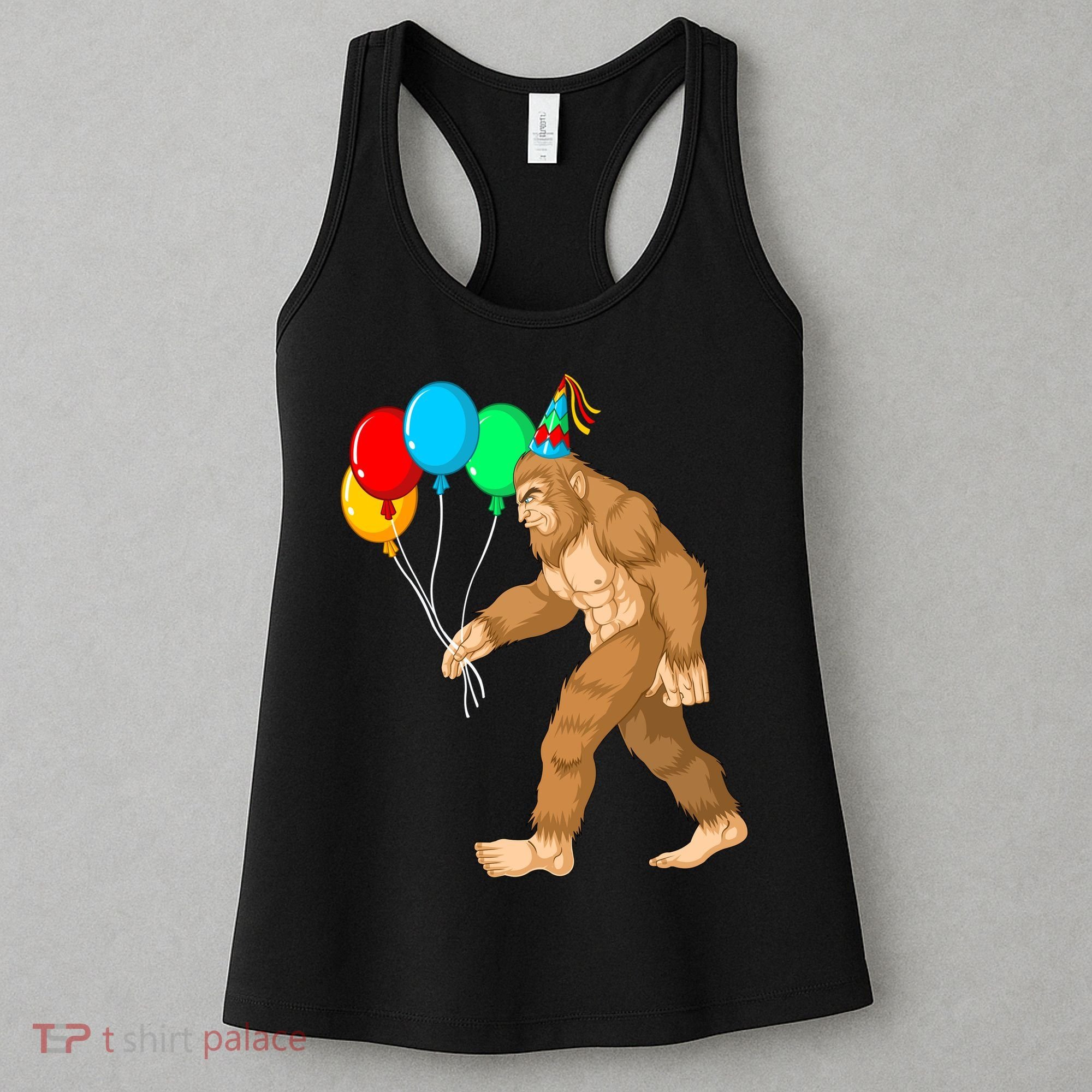 Funny Bigfoot Birthday 1 Women's Tank Top
