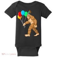 Funny Bigfoot Birthday 1 Baby Bodysuit thumb 0