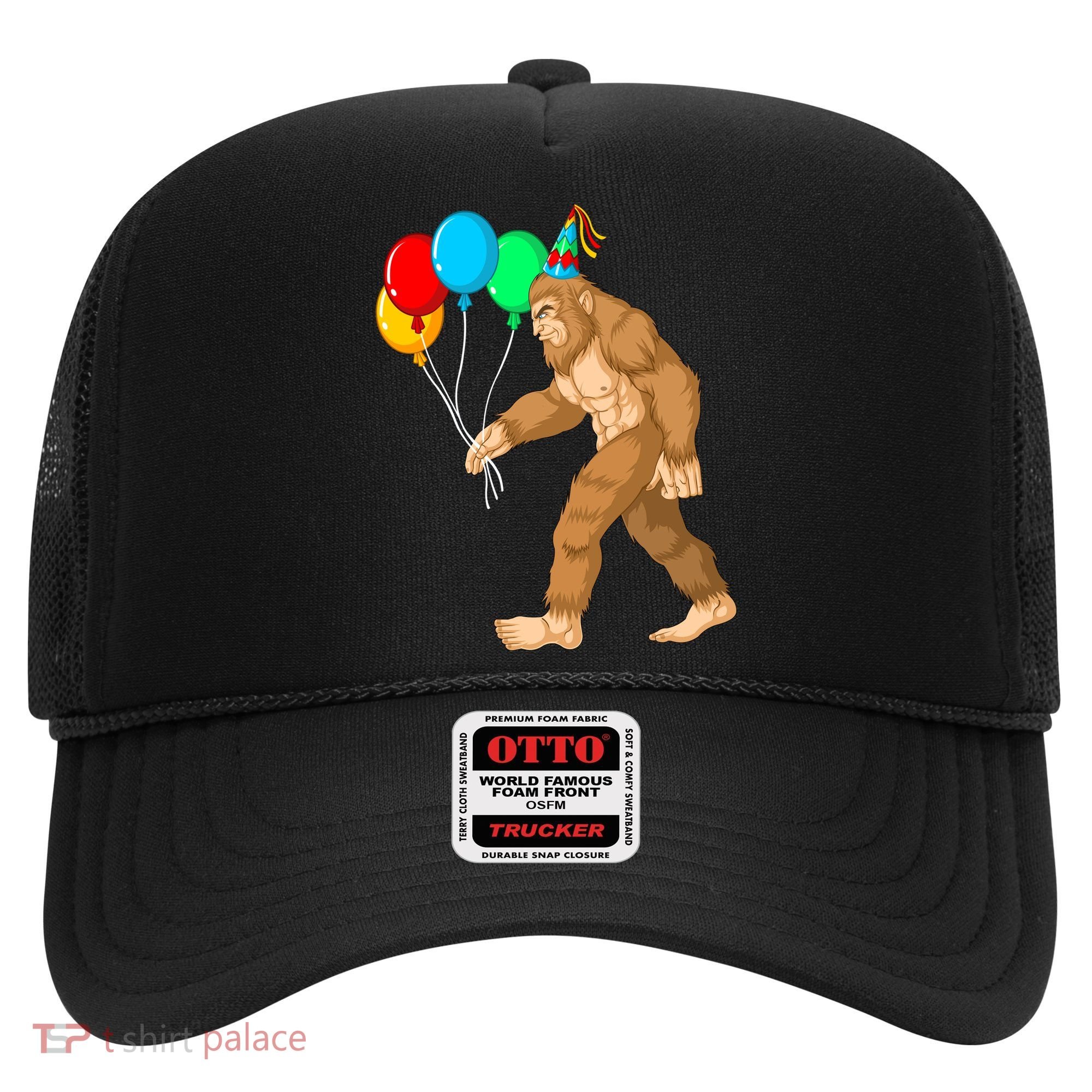 Funny Bigfoot Birthday 1 Hat
