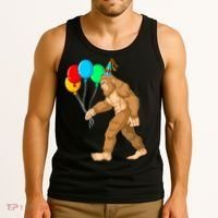 Funny Bigfoot Birthday 1 Tank Top thumb 3