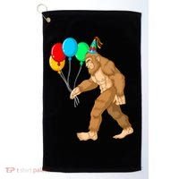 Funny Bigfoot Birthday 1 Golf Towel thumb 0