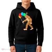 Funny Bigfoot Birthday 1 Kids Hoodie thumb 4