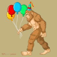 Funny Bigfoot Birthday 1 Sweatshirt thumb 2