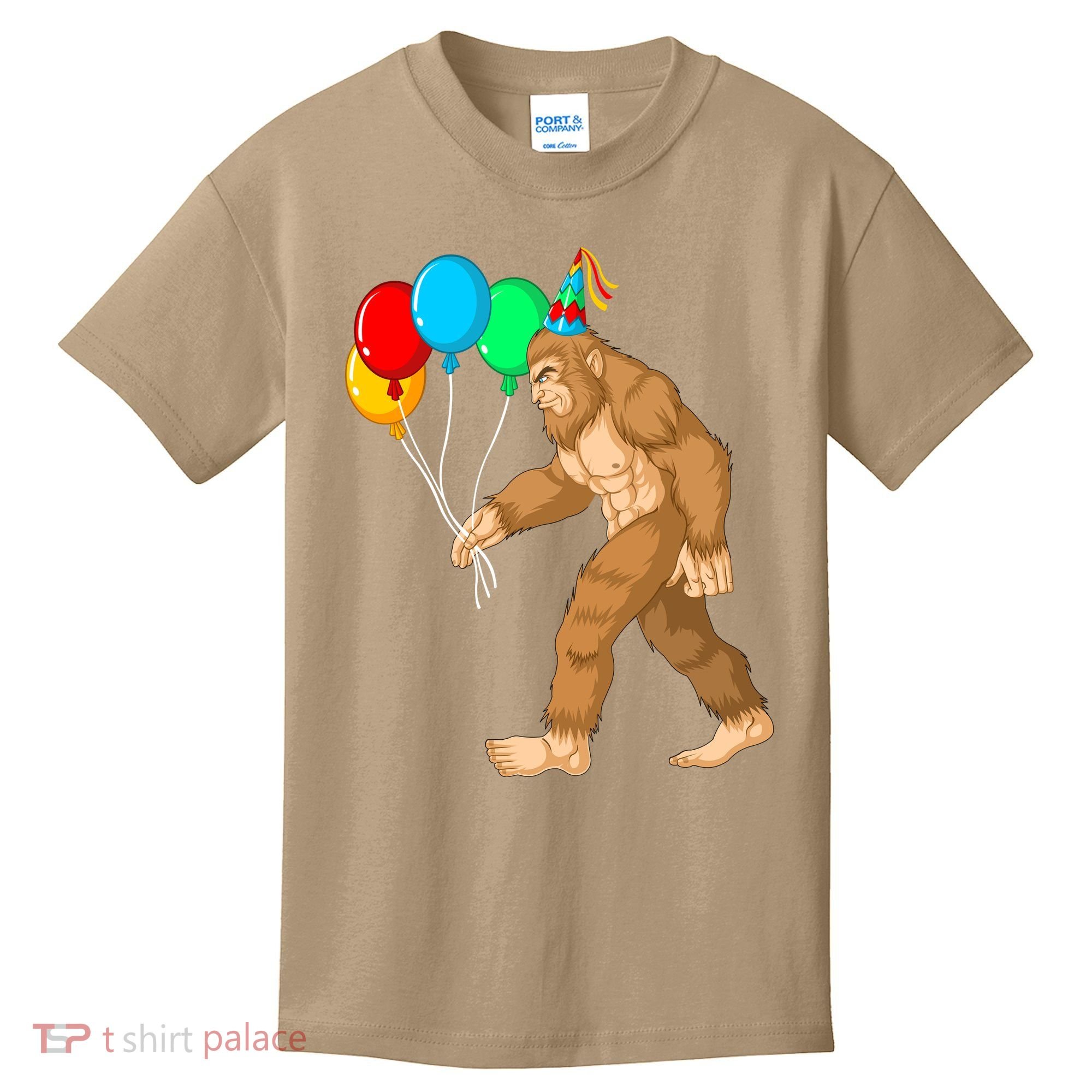 Funny Bigfoot Birthday 1 Kids T-Shirt