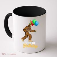 Funny Bigfoot Birthday Cake Balloons Sasquatch Yeti 1 Coffee Mug thumb 0
