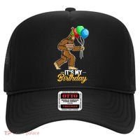 Funny Bigfoot Birthday Cake Balloons Sasquatch Yeti 1 Hat thumb 0