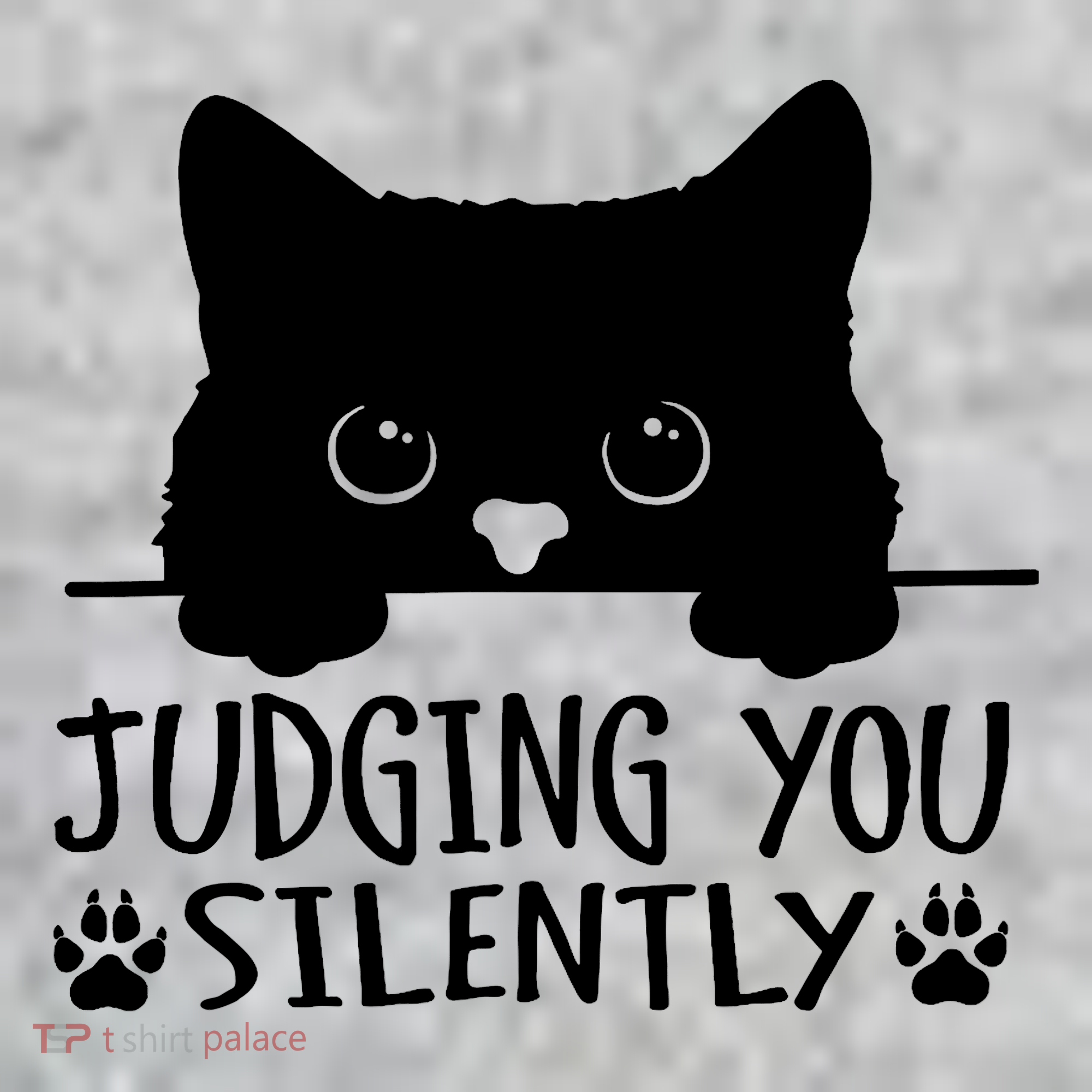 Funny Black Cat Judging You Silently Sarcastic Cat Mom Long Sleeve Shirt