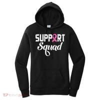 Funny Breast Cancer Warrior Support Squad Awareness Women's Hoodie thumb 0