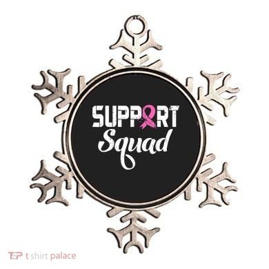 Funny Breast Cancer Warrior Support Squad Awareness Ornament