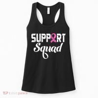 Funny Breast Cancer Warrior Support Squad Awareness Women's Tank Top thumb 0