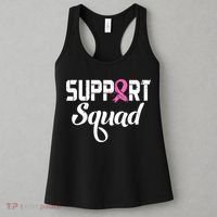 Funny Breast Cancer Warrior Support Squad Awareness Women's Tank Top thumb 3