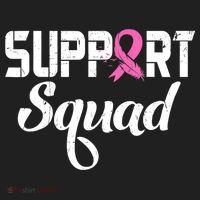 Funny Breast Cancer Warrior Support Squad Awareness Hat thumb 2