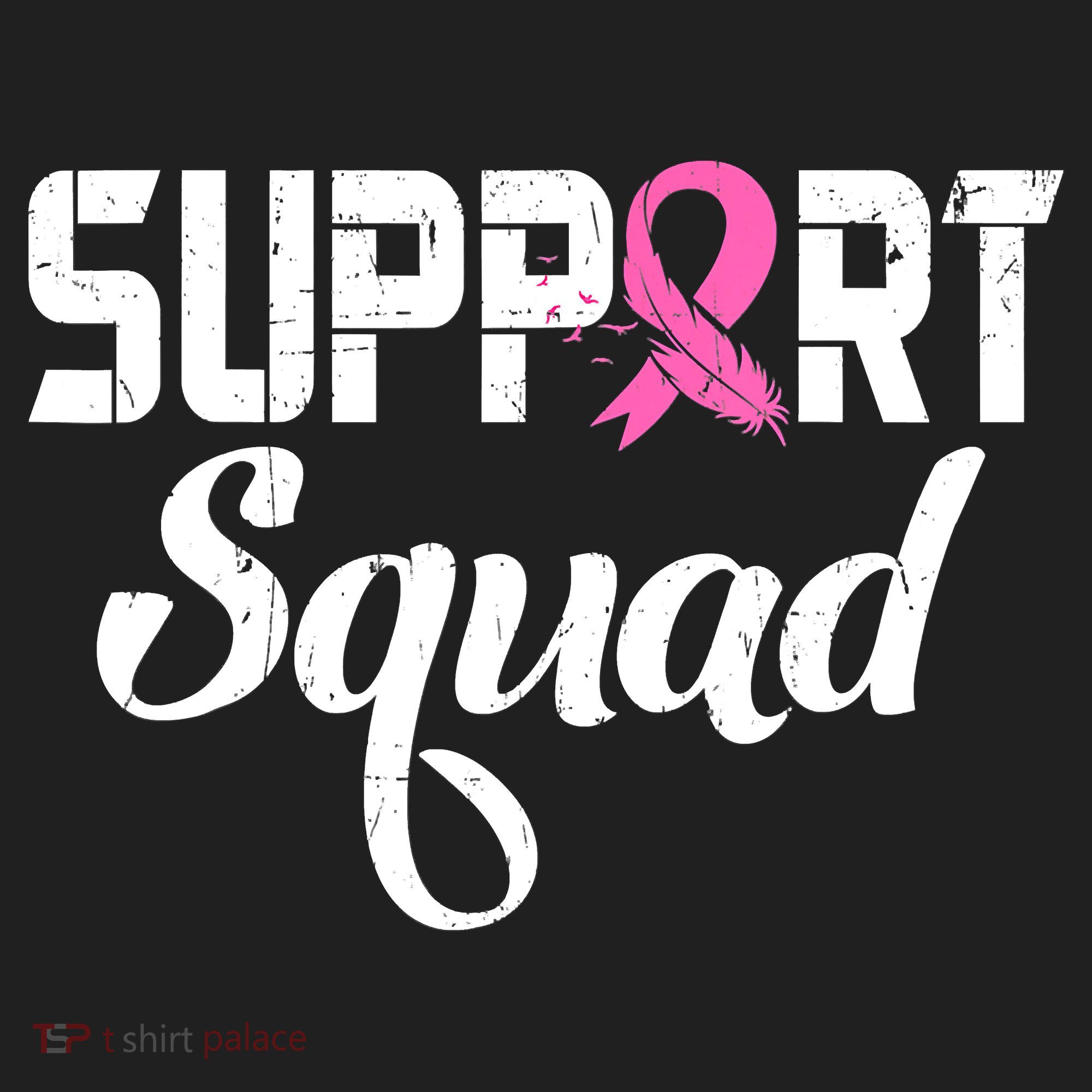Funny Breast Cancer Warrior Support Squad Awareness Hat