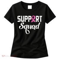 Funny Breast Cancer Warrior Support Squad Awareness Women's T-Shirt thumb 0