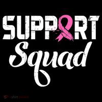 Funny Breast Cancer Warrior Support Squad Awareness Kids Sweatshirt thumb 2