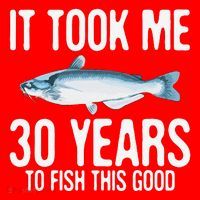Funny Blue Catfish Fishing 30th Birthday 30 Years To Fish Santa Hat thumb 1