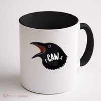 F-Caw-F Black Crow Coffee Mug thumb 1