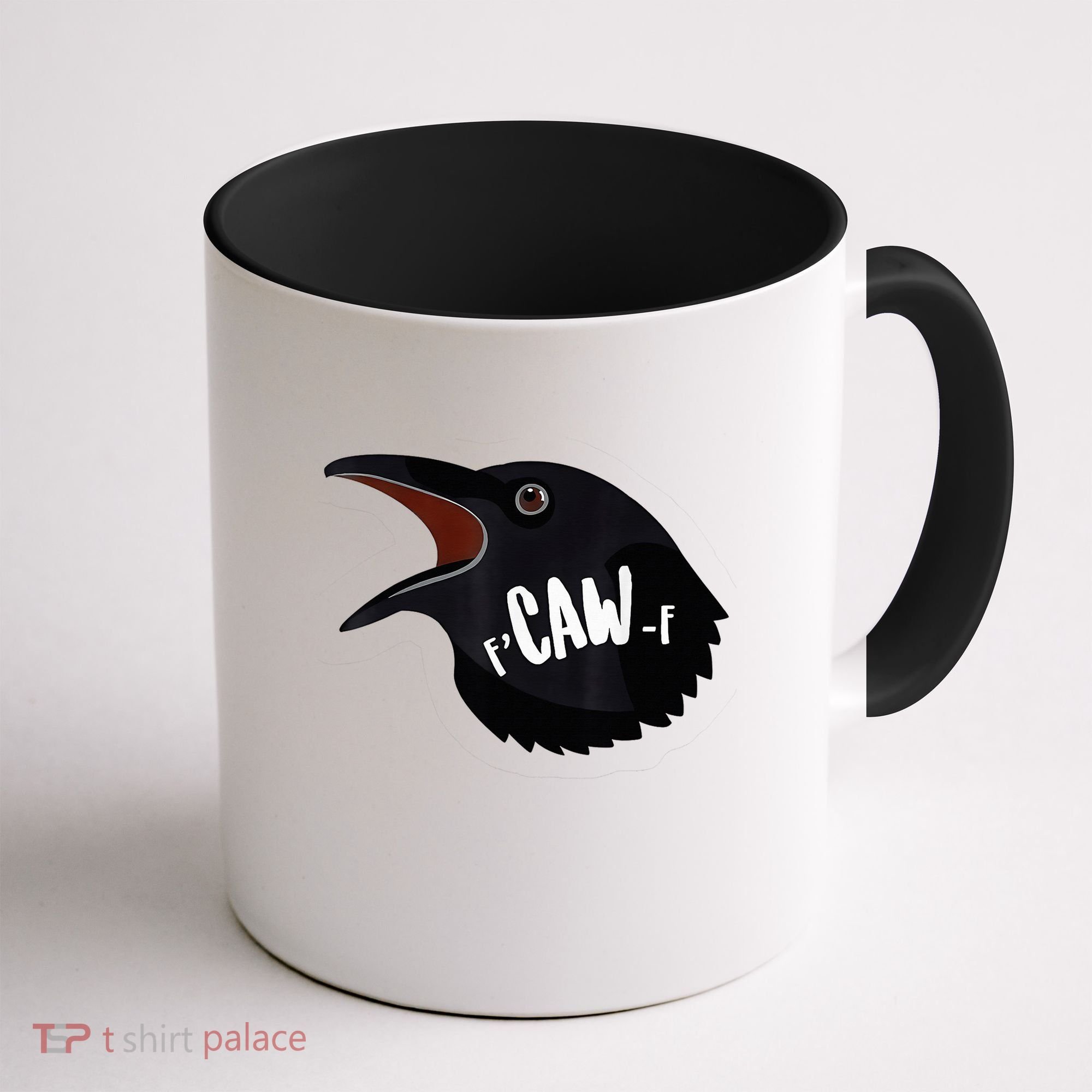 F-Caw-F Black Crow Coffee Mug