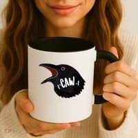 F-Caw-F Black Crow Coffee Mug thumb 3