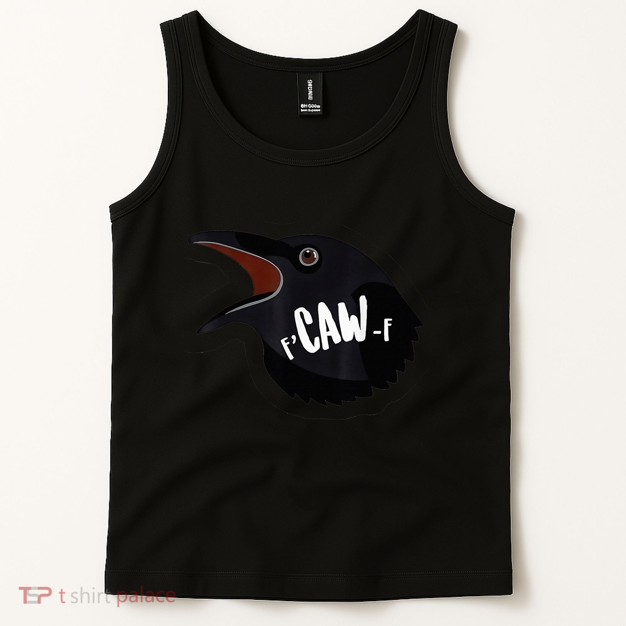 F-Caw-F Black Crow Tank Top