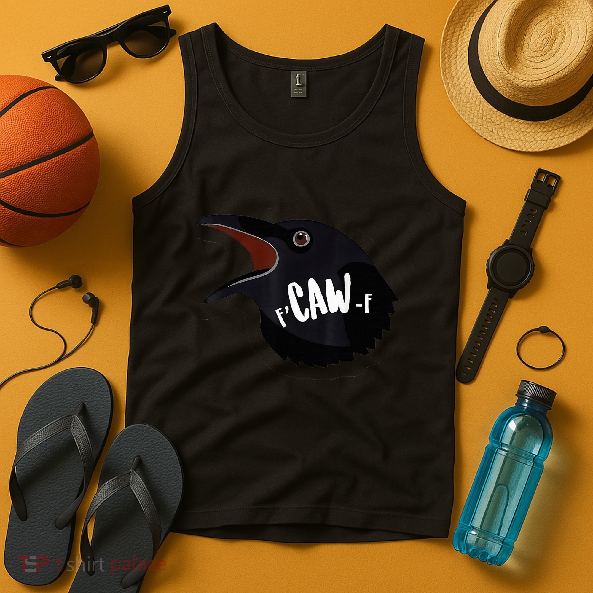F-Caw-F Black Crow Tank Top