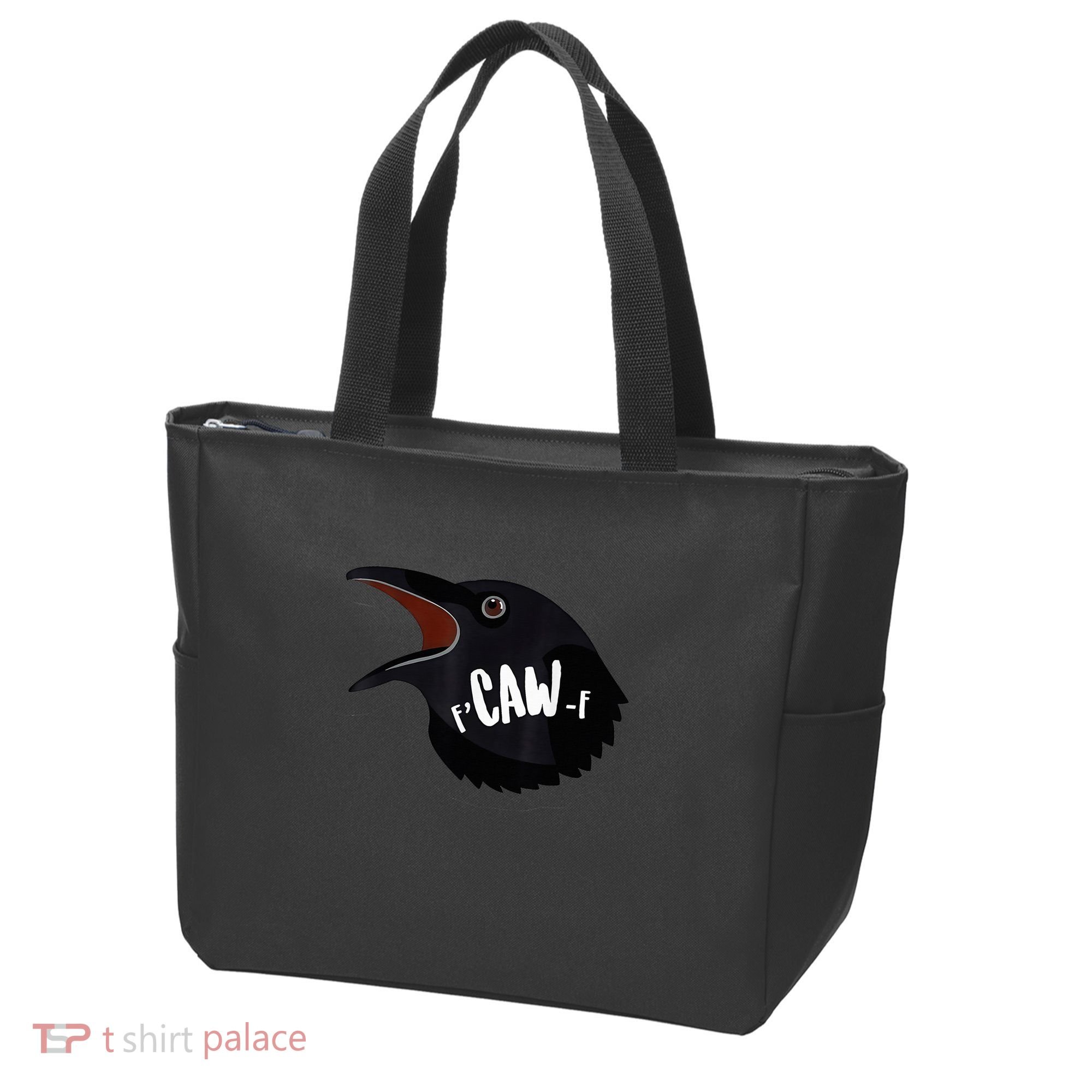 F-Caw-F Black Crow Tote Bag