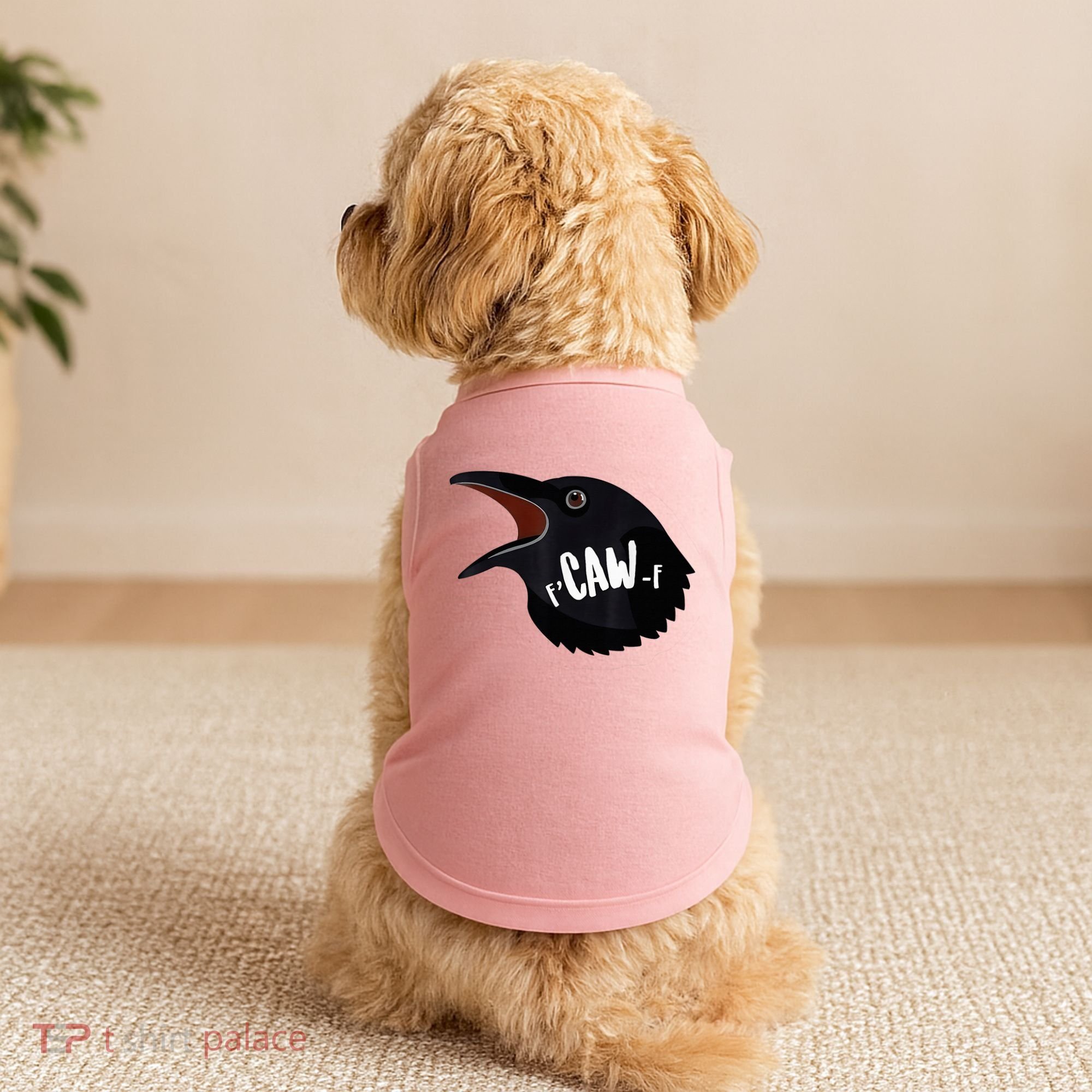 F-Caw-F Black Crow Doggie Tank