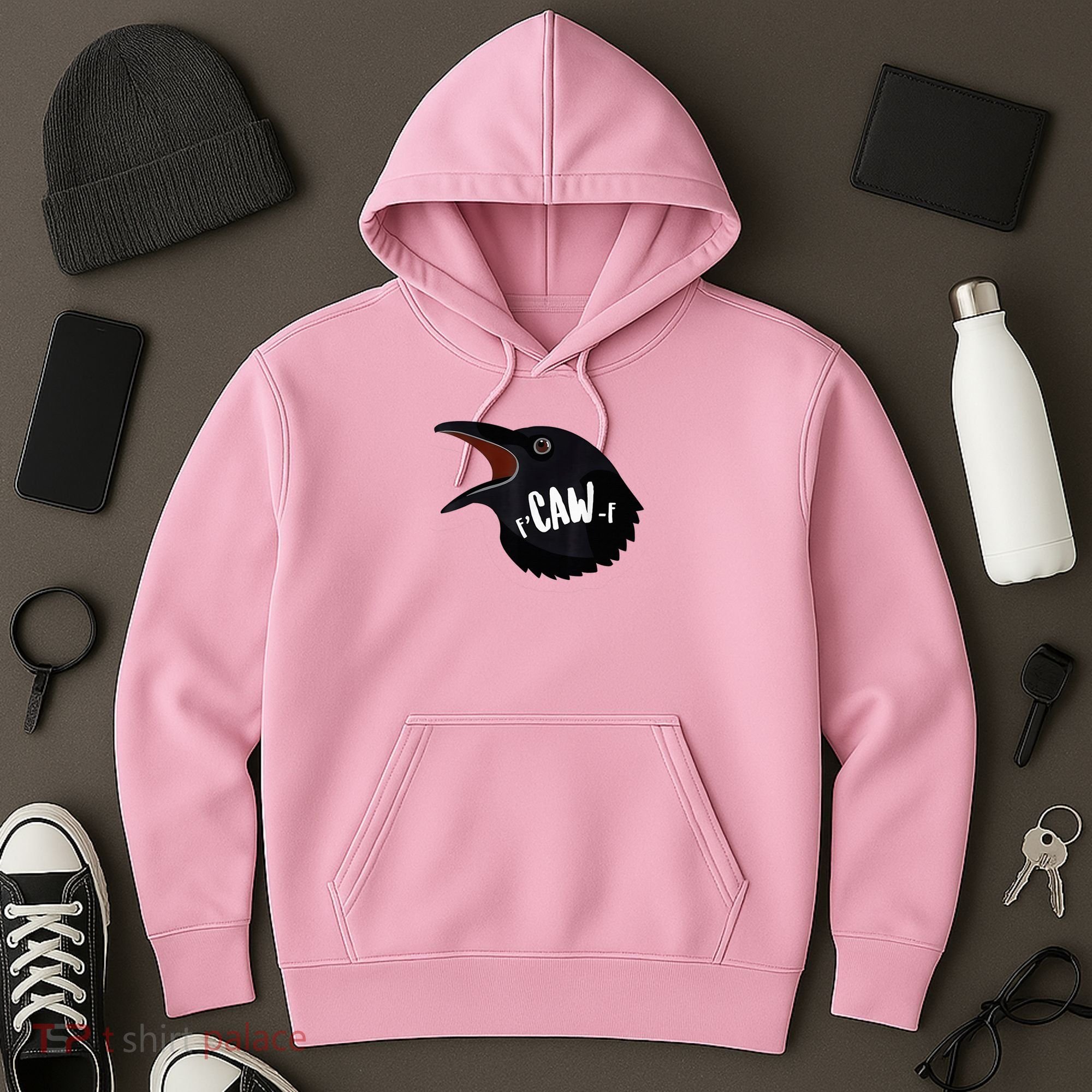 F-Caw-F Black Crow Hoodie