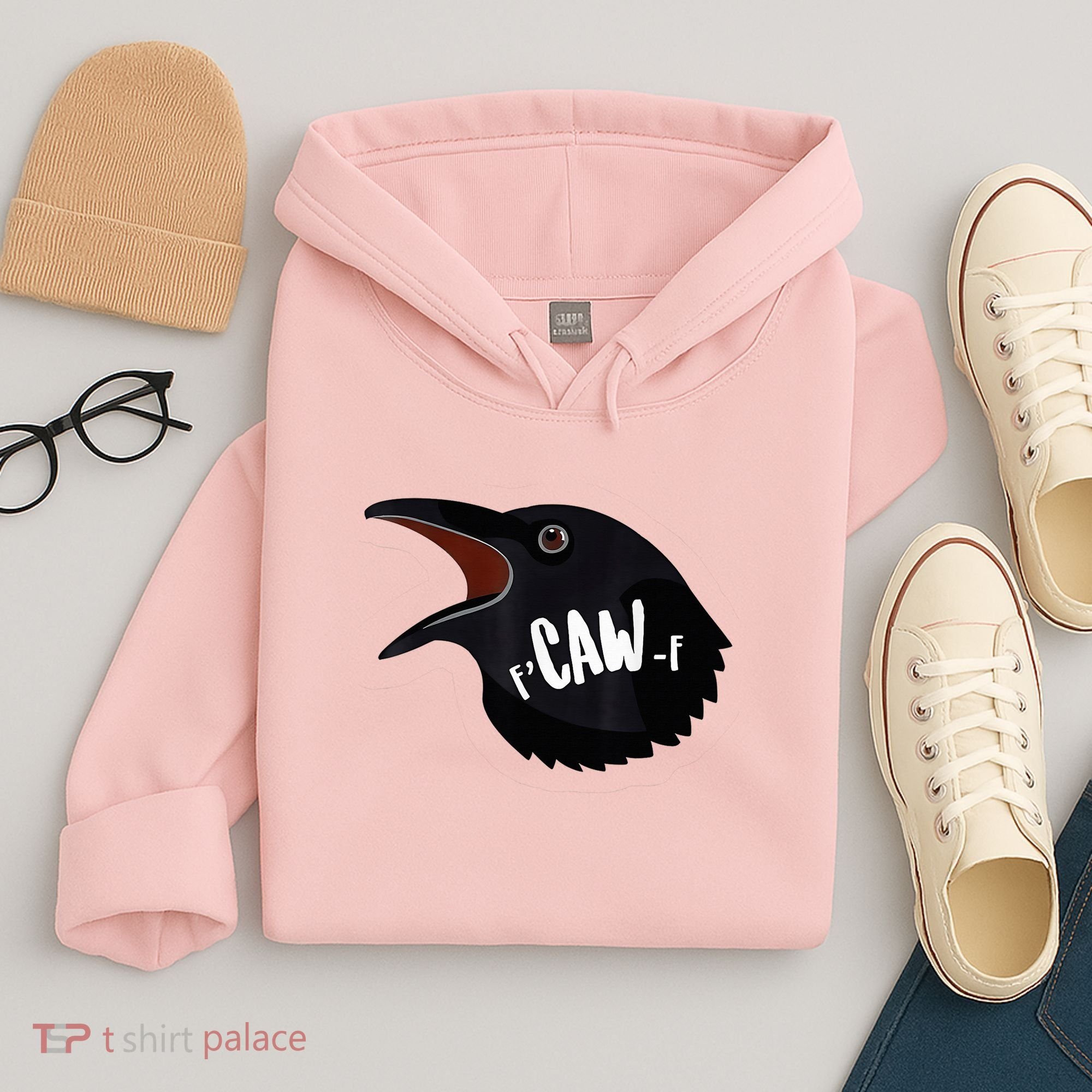 F-Caw-F Black Crow Hoodie