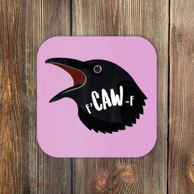 F-Caw-F Black Crow Coaster
