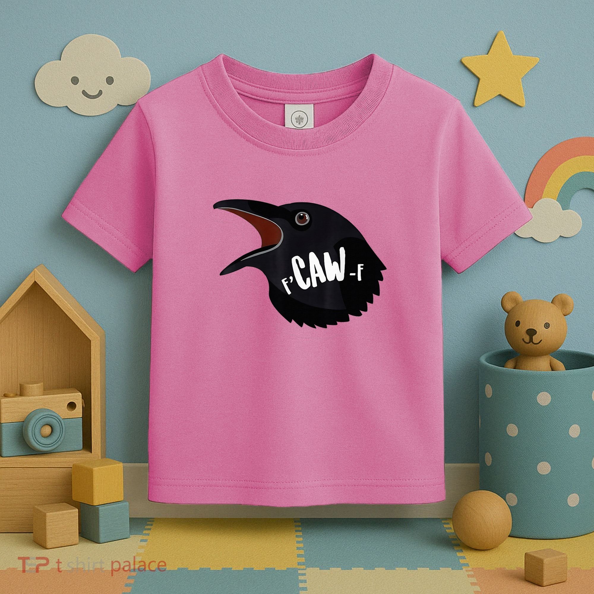 F-Caw-F Black Crow Toddler T-Shirt