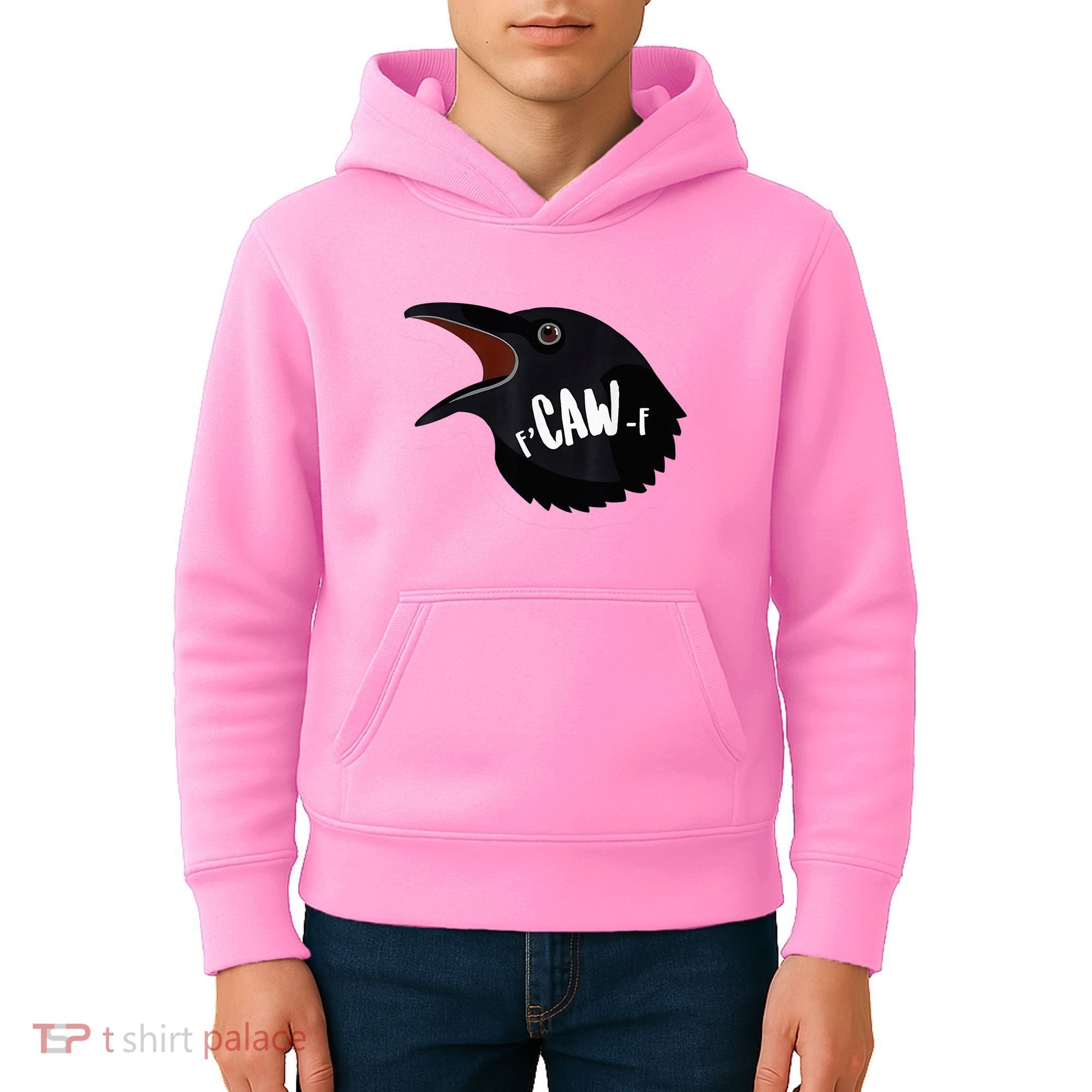 F-Caw-F Black Crow Kids Hoodie