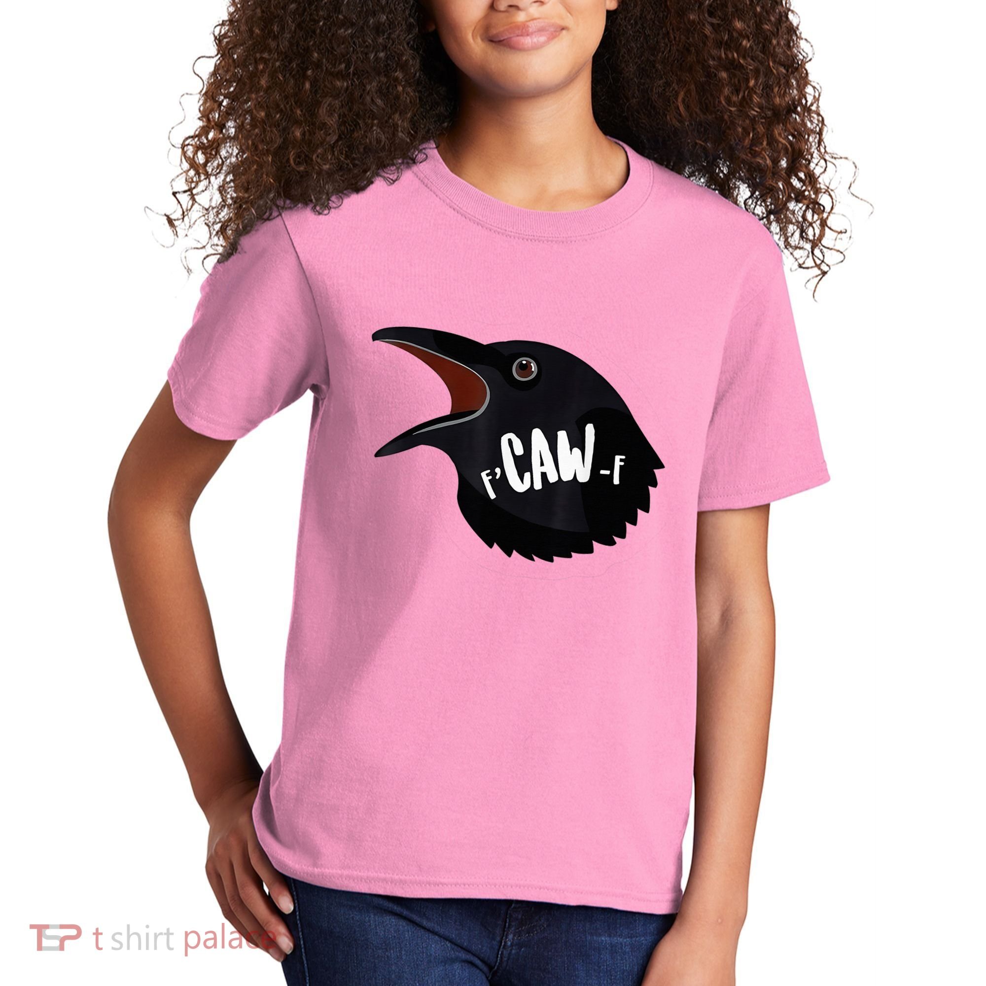 F-Caw-F Black Crow Kids T-Shirt
