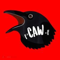 F-Caw-F Black Crow Santa Hat thumb 1