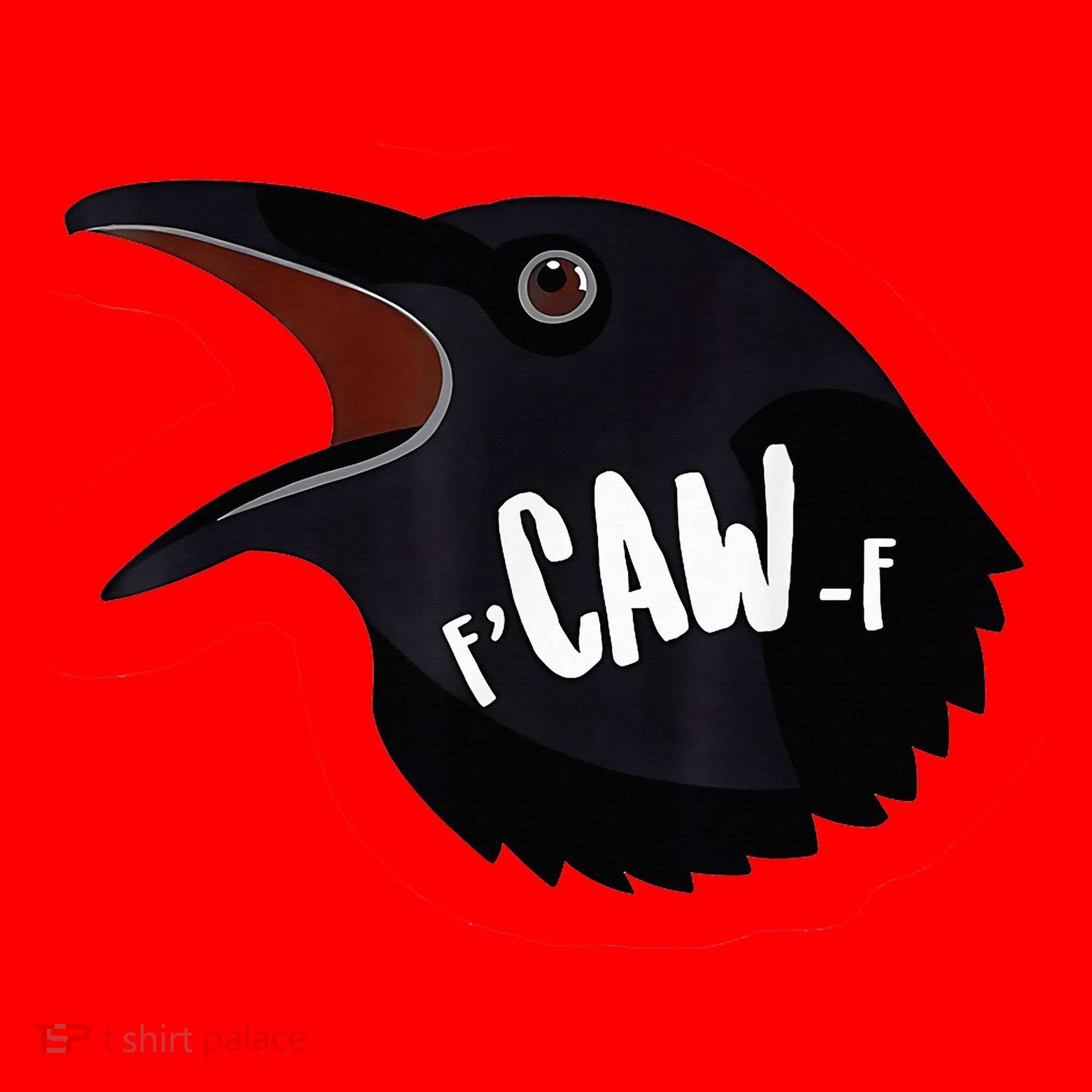 F-Caw-F Black Crow Santa Hat