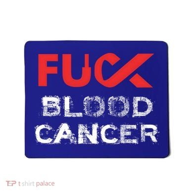 Fuck Blood Cancer Awareness Gift Mousepad