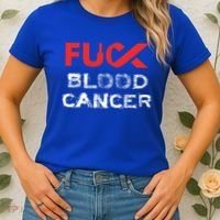 Fuck Blood Cancer Awareness Gift Women's T-Shirt thumb 2