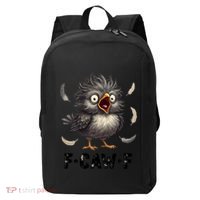 Funny Baby Chicken F-Caw-F Chick Modern Backpack thumb 0