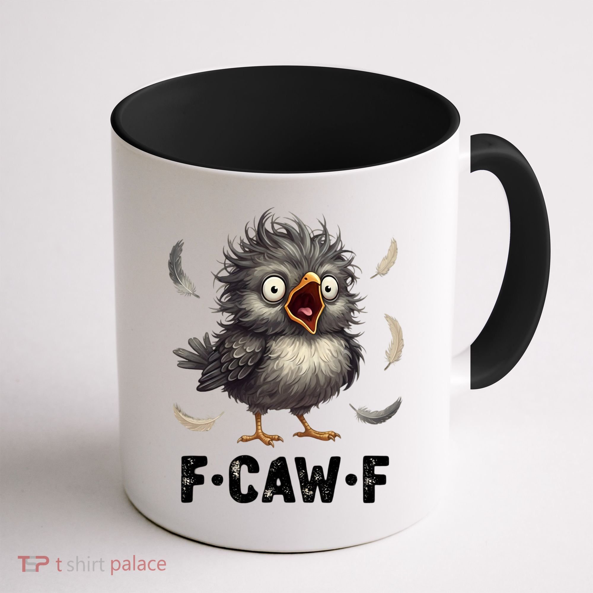 Funny Baby Chicken F-Caw-F Chick Coffee Mug