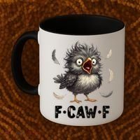 Funny Baby Chicken F-Caw-F Chick Coffee Mug thumb 2