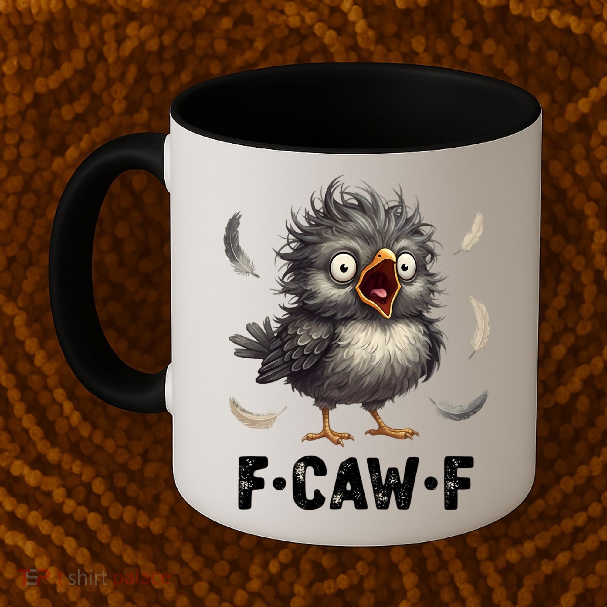 Funny Baby Chicken F-Caw-F Chick Coffee Mug