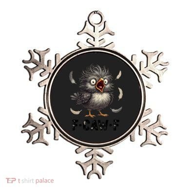 Funny Baby Chicken F-Caw-F Chick Ornament