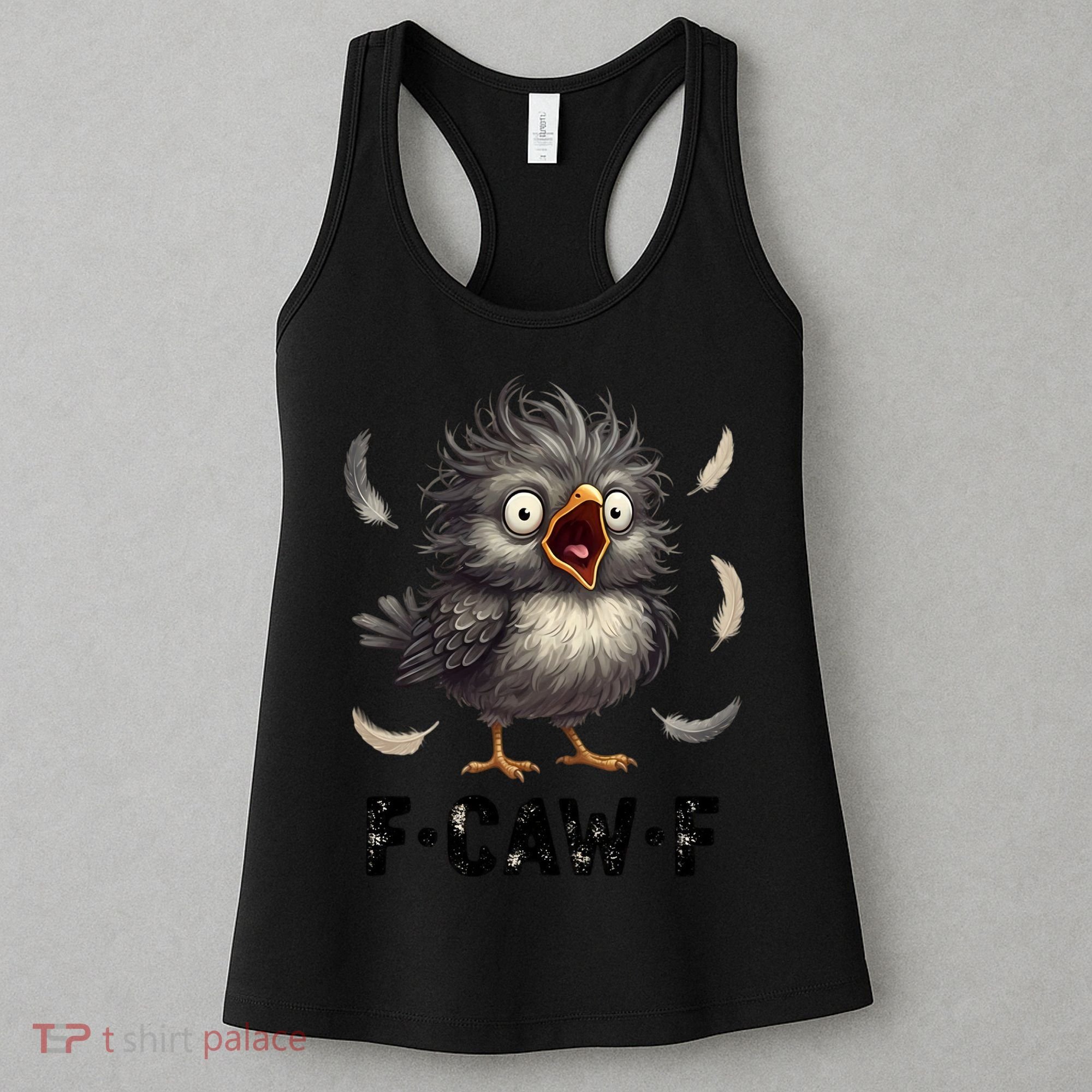 Funny Baby Chicken F-Caw-F Chick Women's Tank Top
