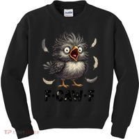 Funny Baby Chicken F-Caw-F Chick Kids Sweatshirt thumb 0