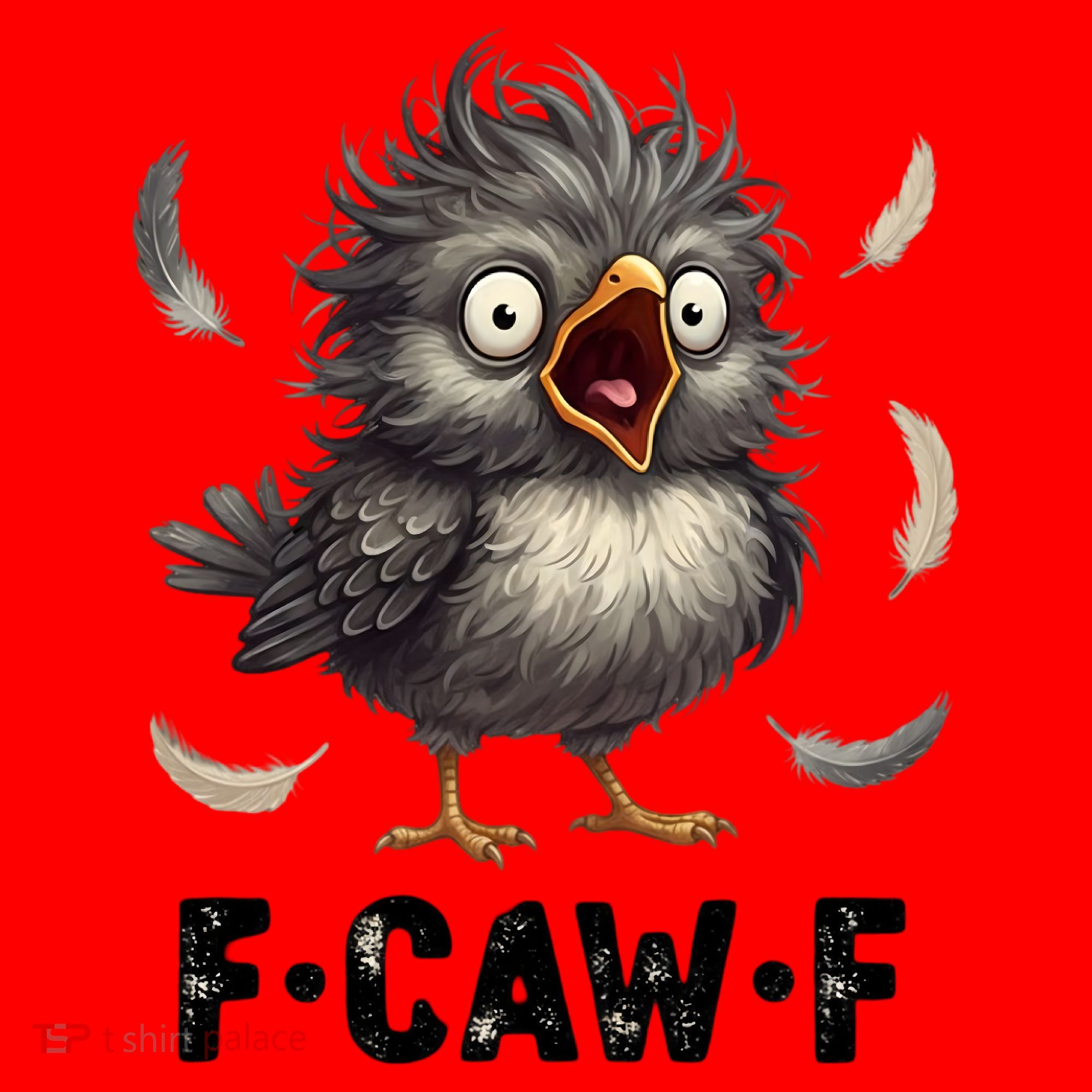 Funny Baby Chicken F-Caw-F Chick Santa Hat