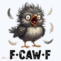 Funny Baby Chicken F-Caw-F Chick Garment-Dyed Sweatshirt thumb 2