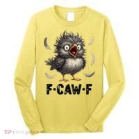 Funny Baby Chicken F-Caw-F Chick Long Sleeve Shirt thumb 0