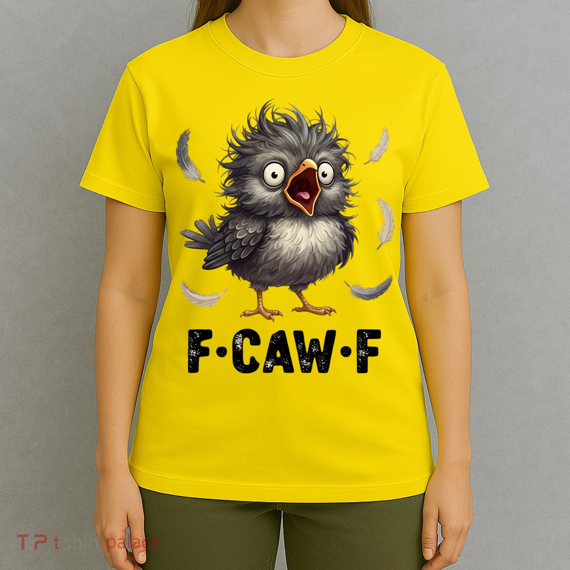 Funny Baby Chicken F-Caw-F Chick T-Shirt