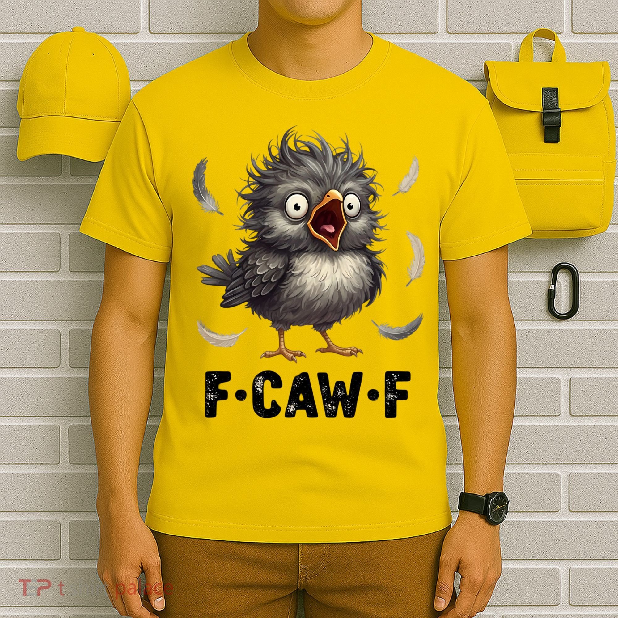 Funny Baby Chicken F-Caw-F Chick T-Shirt