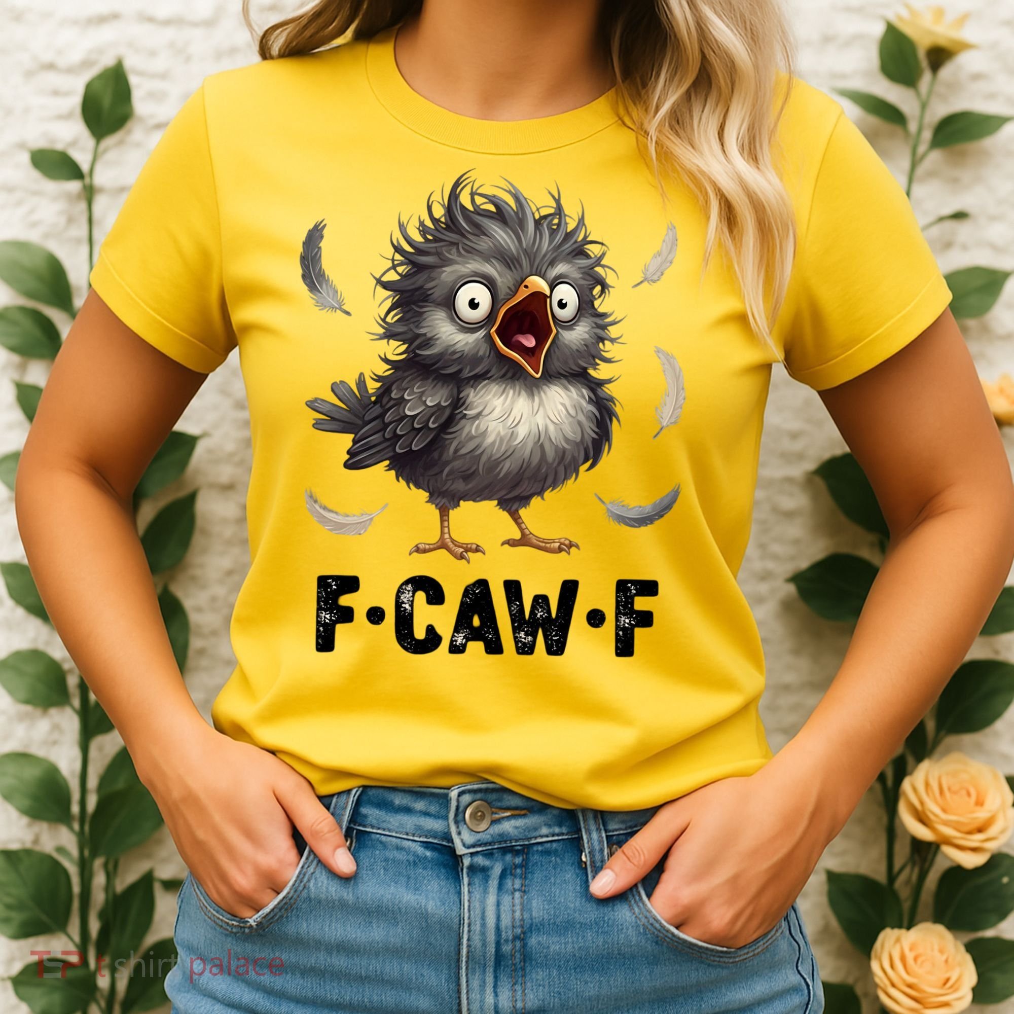 Funny Baby Chicken F-Caw-F Chick Women's T-Shirt